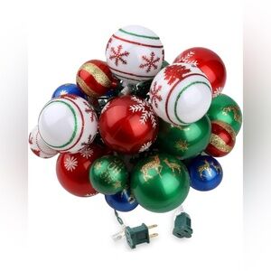 🎸Itayak🎸🔥NWT🔥Indoor Christmas Ball Ornament Lights, 28ft 25 Bulb